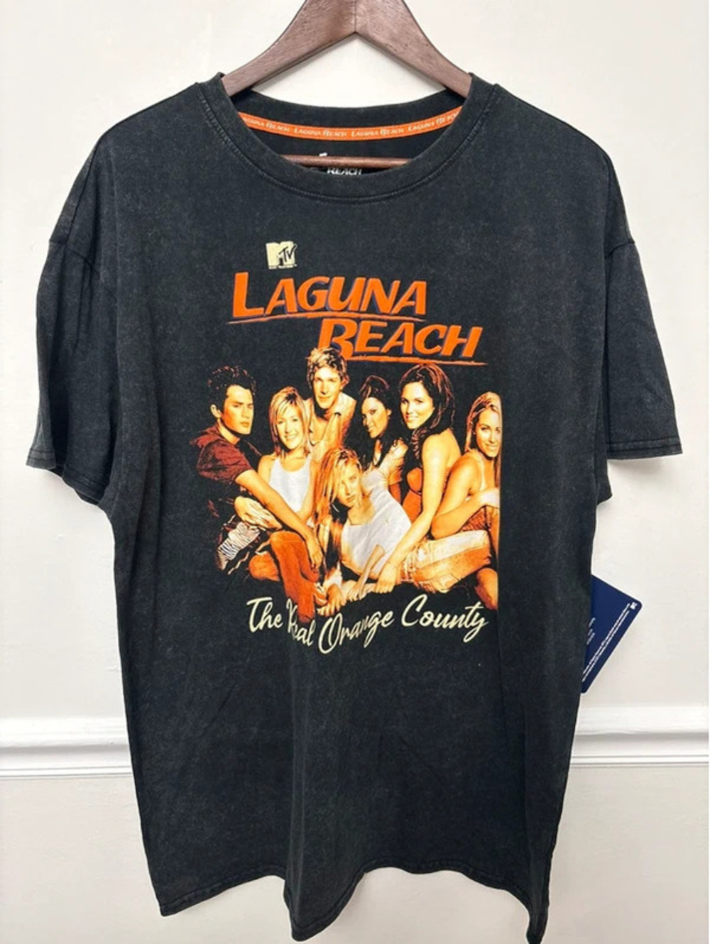 MTV Laguna Beach Graphic Oversized T-Shirt | Size Small | New With Tags